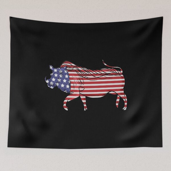 Item preview, Warthog Lover USA Flag 4th Of July Warthog designed and sold by DSWShirts.