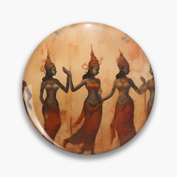 Item preview, Ancient Khmer - Apsaras Dancers designed and sold by KootenayDesigns.