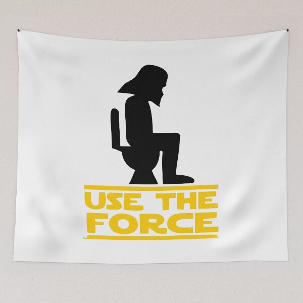 Item preview, USE THE FORCE BATHROOM designed and sold by LuizSilva1983.