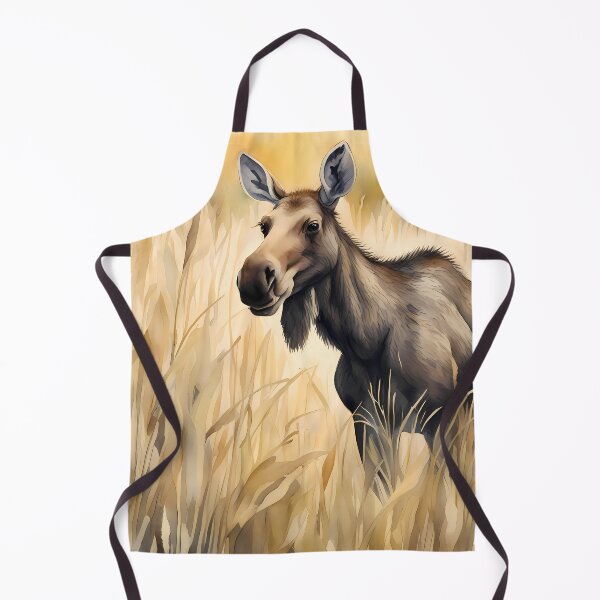 Item preview, Moose Calf in Field designed and sold by CalmnessbyChoice.