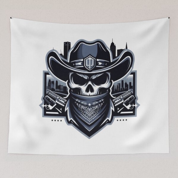 Item preview, City Slicker Cowboy Skulls designed and sold by dreambigdrive38.