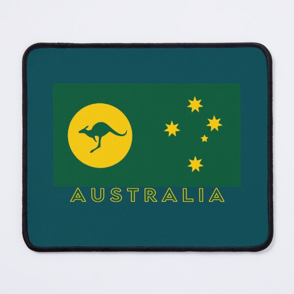 Item preview, Australia Kangaroo Sun Flag. with title Australia  designed and sold by Kangaroo Sun.