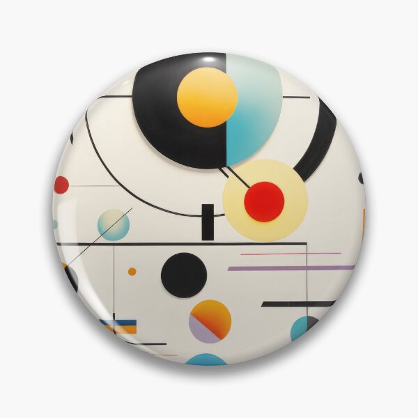 Item preview, Abstract Geometric Bauhaus/Kandinsky Art Print  designed and sold by VanKlin.