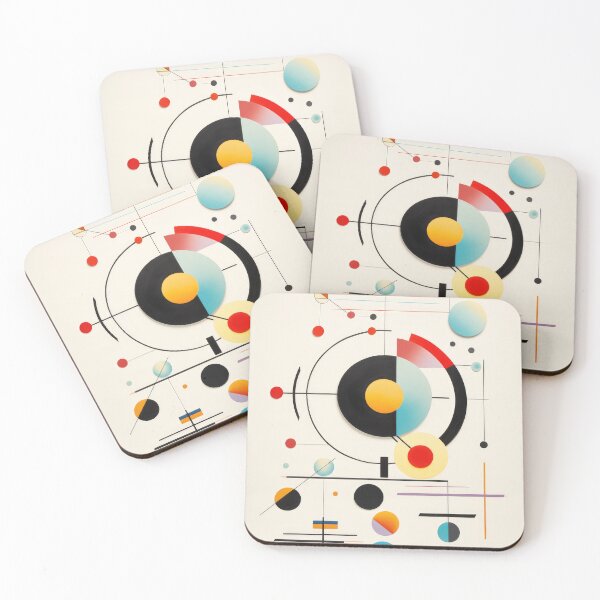 Item preview, Abstract Geometric Bauhaus/Kandinsky Art Print  designed and sold by VanKlin.