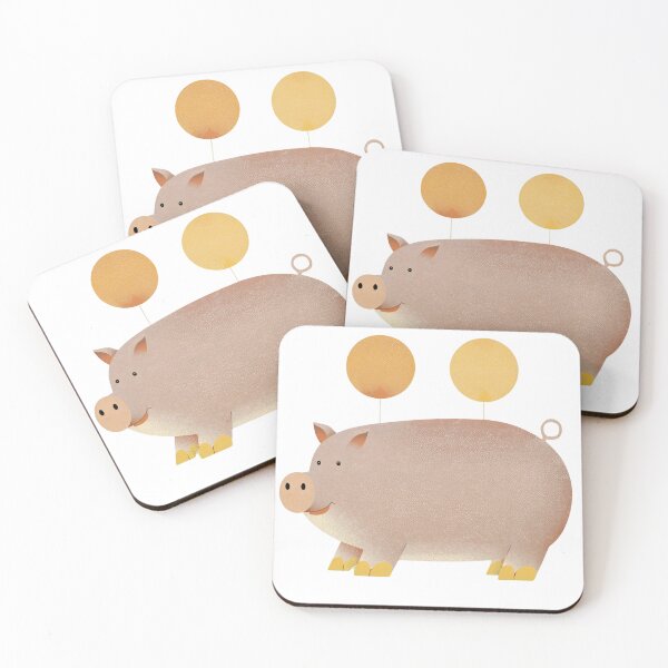 Artikelvorschau, Seifenblasenfliegendes Schwein entworfen und verkauft von Denya4Design.