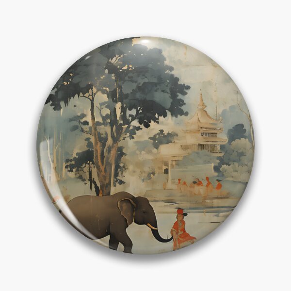 Item preview, Ancient Khmer - Elephant Trainers designed and sold by KootenayDesigns.