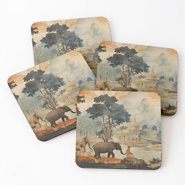 Item preview, Ancient Khmer - Elephant Trainers designed and sold by KootenayDesigns.