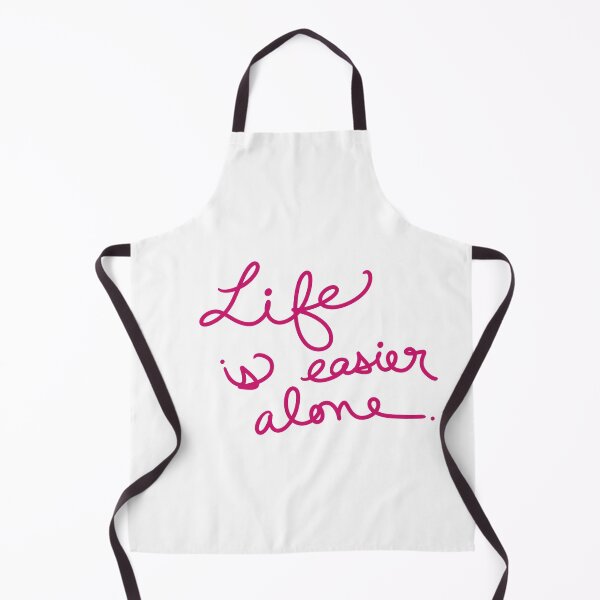 Item preview, Life is easier alone designed and sold by abeink.