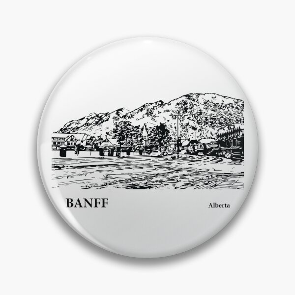 Item preview, Banff Alberta designed and sold by Lakeric Cityscapes.