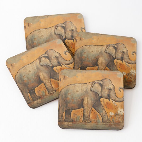 Item preview, Ancient Khmer - Elephants designed and sold by KootenayDesigns.