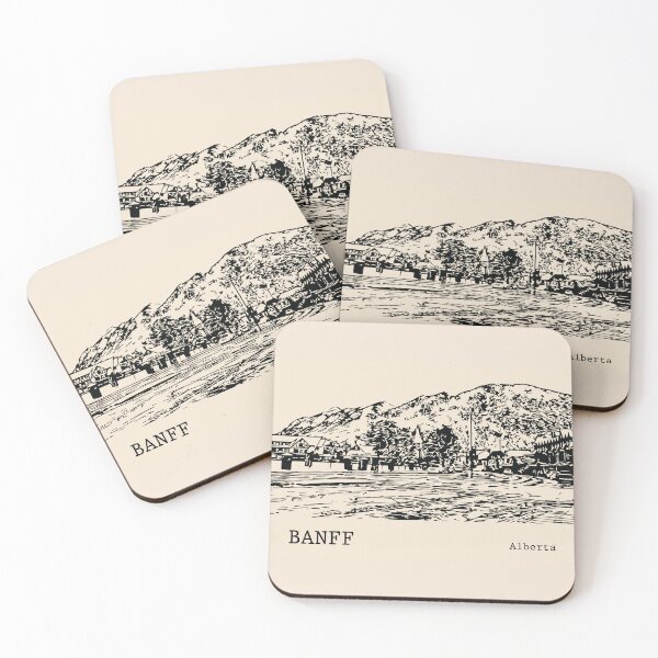 Item preview, Banff Alberta designed and sold by Lakeric Cityscapes.
