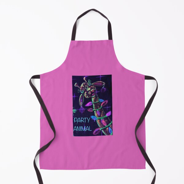 Item preview, PARTY ANIMAL Christmas Giraffe Blacklight Style designed and sold by PGKINART.