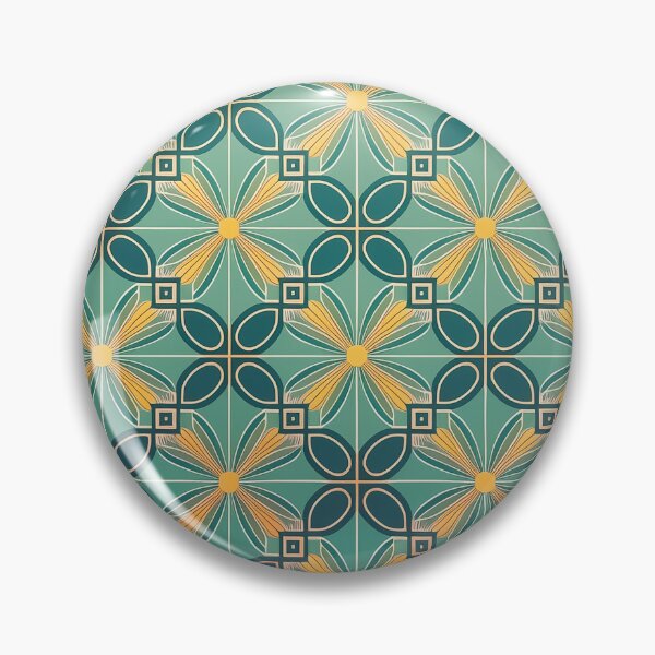 Item preview, A geometric pattern design with a repeating motif of overlapping shapes designed and sold by HEMRO.