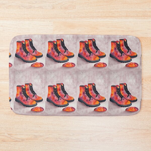 Item preview, Laced Ankle Boots Mookaite Jasper Hippy Watercolour designed and sold by Tezoodle Art.