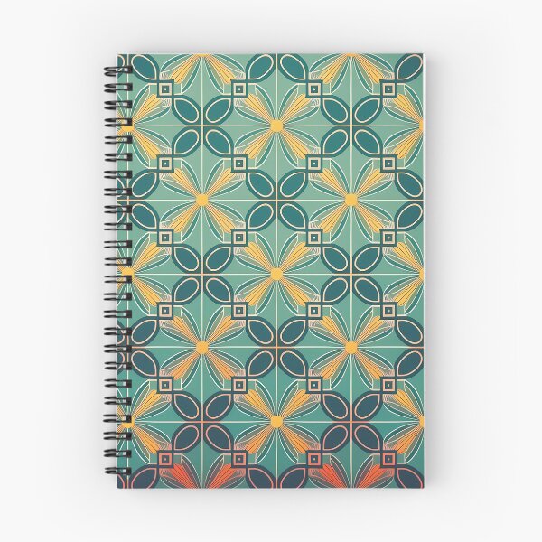 Item preview, A geometric pattern design with a repeating motif of overlapping shapes designed and sold by HEMRO.