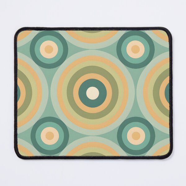 Item preview, Mid Century Modern  Geometric  Circles  Green, Yellow designed and sold by Prints and Lifestyle.