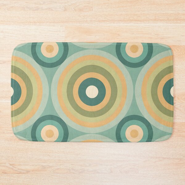 Item preview, Mid Century Modern  Geometric  Circles  Green, Yellow designed and sold by Prints and Lifestyle.