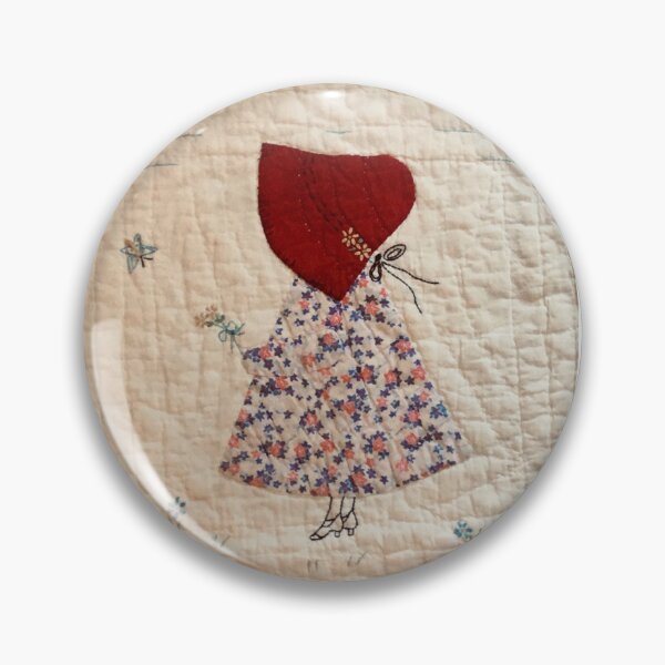 Item preview, Red Bonnet Lady designed and sold by Jane Evans.