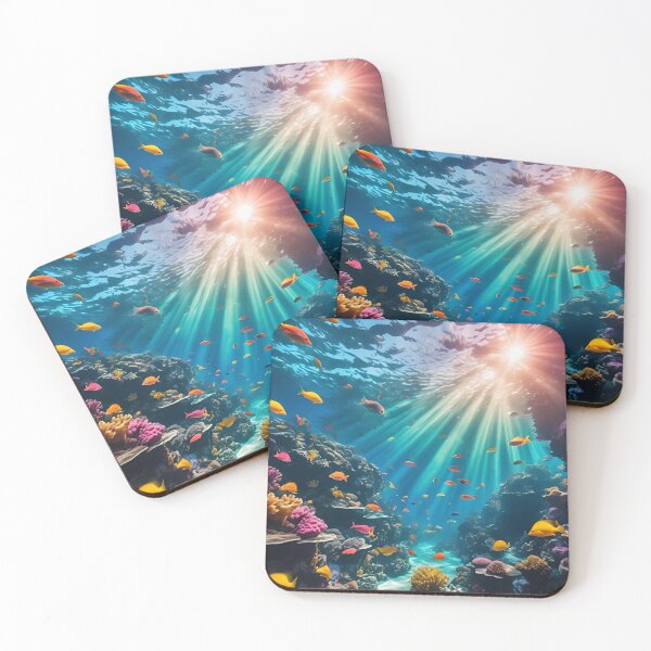 Item preview, "Sunlit Underwater Paradise" designed and sold by DAMDUANG.
