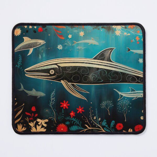 Item preview, Ancient Khmer - Irrawaddy Dolphin designed and sold by KootenayDesigns.