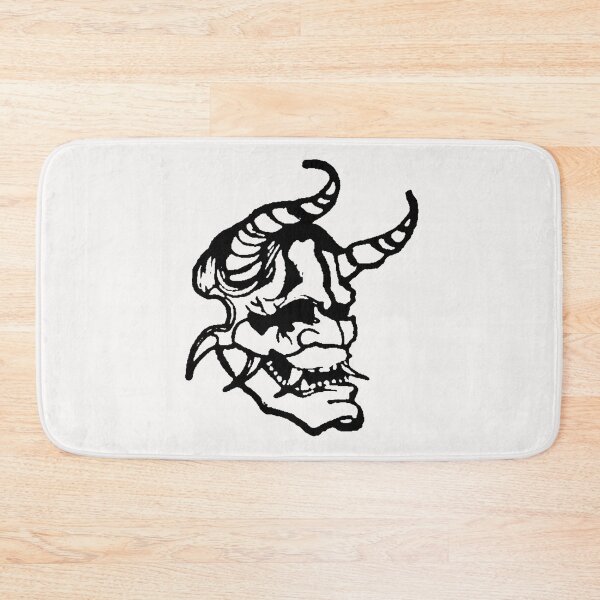 Item preview, Oni Mask; Japenese Tattoo; Hardcore Style;  designed and sold by StickerApe.