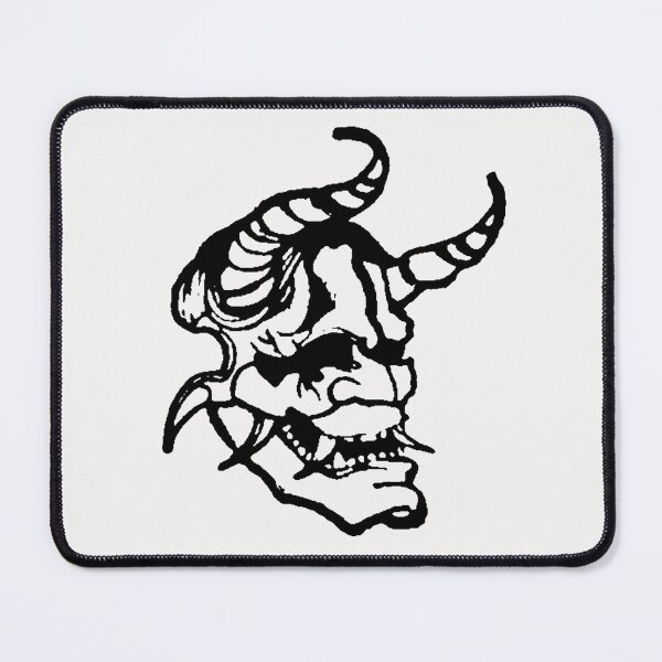 Item preview, Oni Mask; Japenese Tattoo; Hardcore Style; designed and sold by StickerApe.