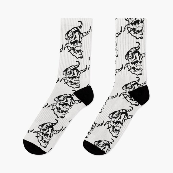Item preview, Oni Mask; Japenese Tattoo; Hardcore Style;  designed and sold by StickerApe.