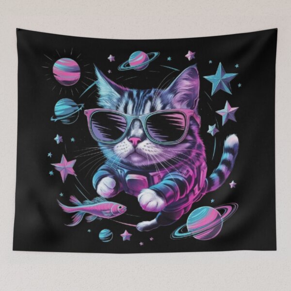 Item preview, Cool cat with sunglasses designed and sold by catcraftss.