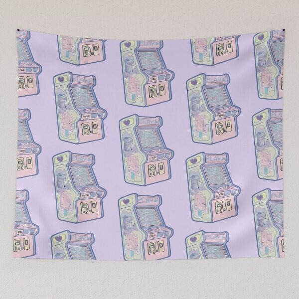 Item preview, Pastel arcade designed and sold by pinkFrogInSpace.