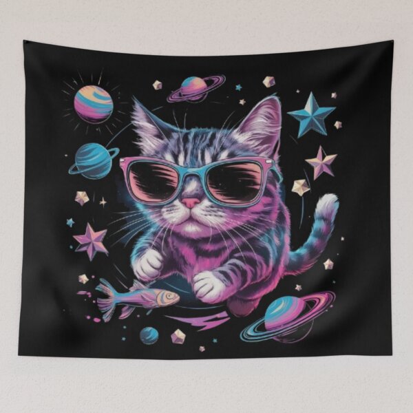 Item preview, Cool cat with sunglasses designed and sold by catcraftss.