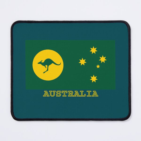 Item preview, Australia Kangaroo Sun Flag. with title Australia  designed and sold by Kangaroo Sun.