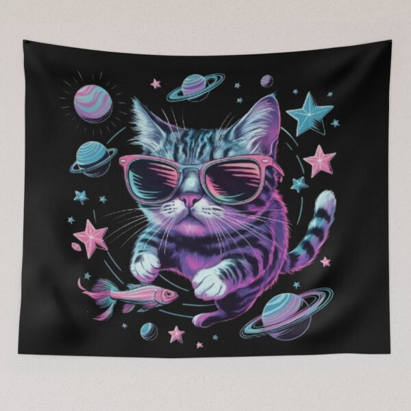 Item preview, Cool cat with sunglasses designed and sold by catcraftss.