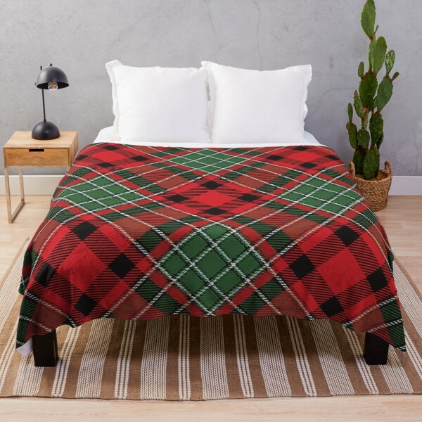 Item preview, A classic tartan pattern design in a traditional Christmas color scheme of red, green, and black.  designed and sold by HEMRO.