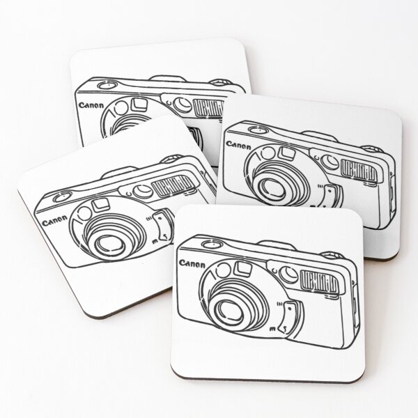 Item preview, 35mm Point and Shoot Film Camera Drawing designed and sold by Film Camera Nerds.