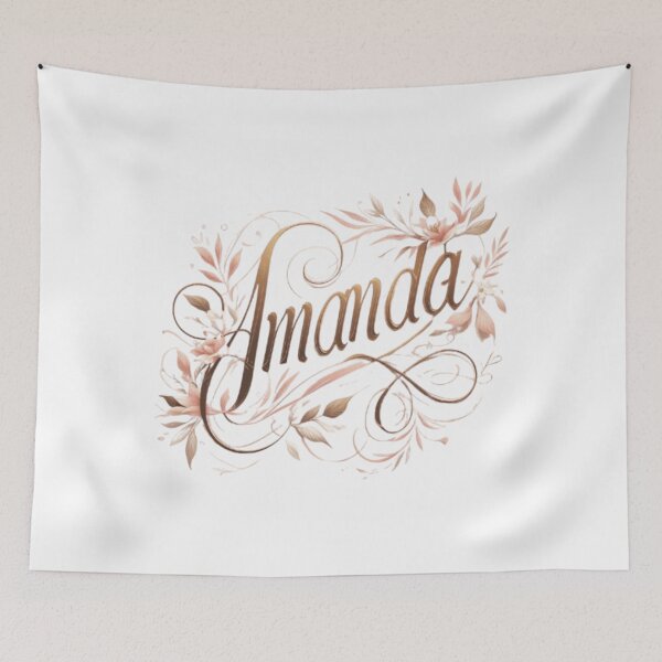 Item preview, Elegant Amanda: A Floral Delight designed and sold by dreambigdrive38.