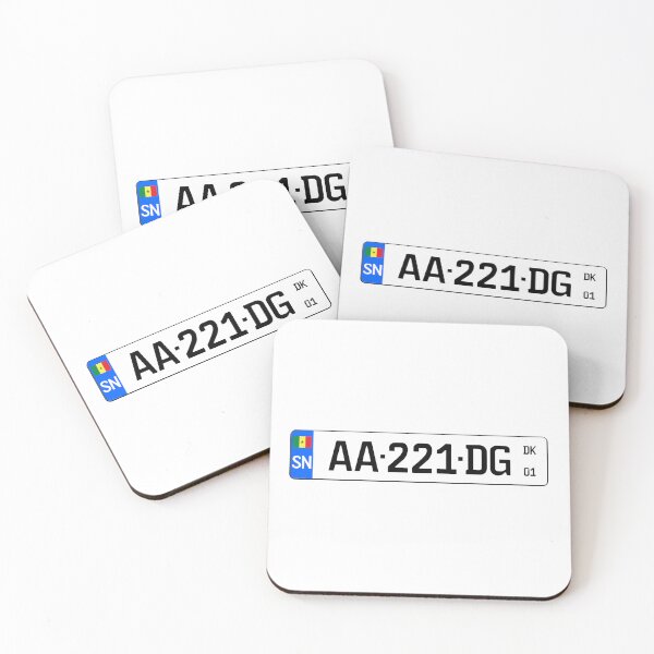 Item preview, Senegal license plate designed and sold by AirVenturi.