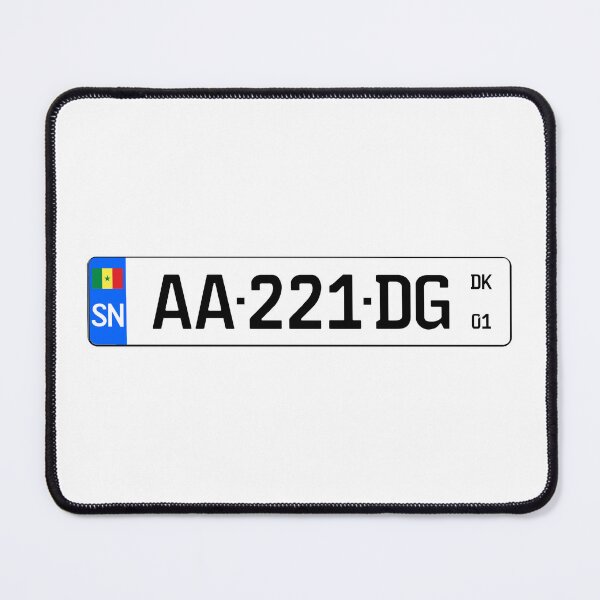 Item preview, Senegal license plate designed and sold by AirVenturi.