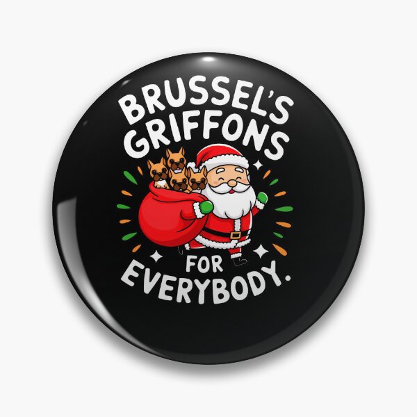 Item preview, Brussel Griffon For Everybody Christmas Santa designed and sold by rafaeltto.