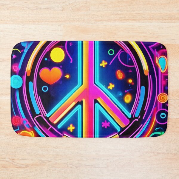 Item preview, Vibrant Peace Sign Design designed and sold by Health And Fitness Posts e-Store.
