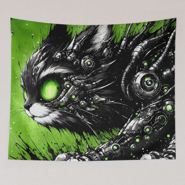 Item preview, Jellyfish Apocalypse, Cyber Cat designed and sold by Nopasaran-Tsin.