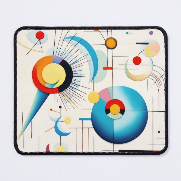 Item preview, Abstract Geometric Kandinsky Art Print designed and sold by VanKlin.