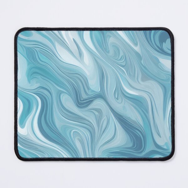 Item preview, Aqua and White Marble Swirl designed and sold by BubbleGalaxy.