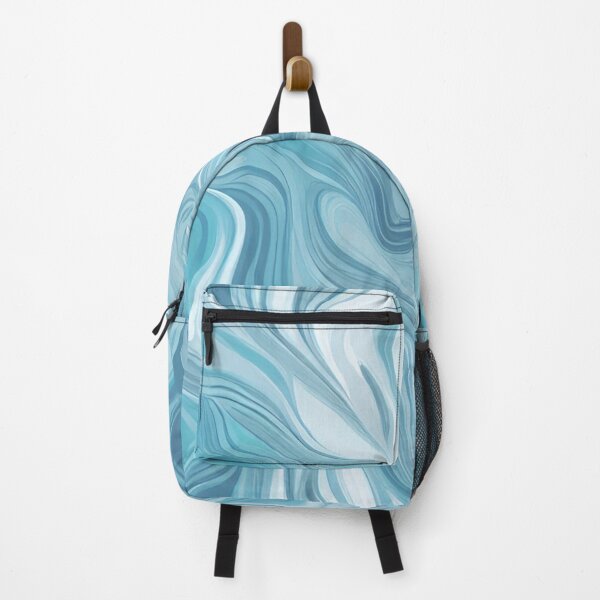 Item preview, Aqua and White Marble Swirl designed and sold by BubbleGalaxy.