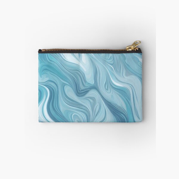 Item preview, Aqua and White Marble Swirl designed and sold by BubbleGalaxy.