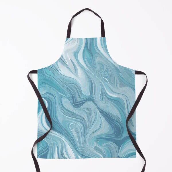 Item preview, Aqua and White Marble Swirl designed and sold by BubbleGalaxy.