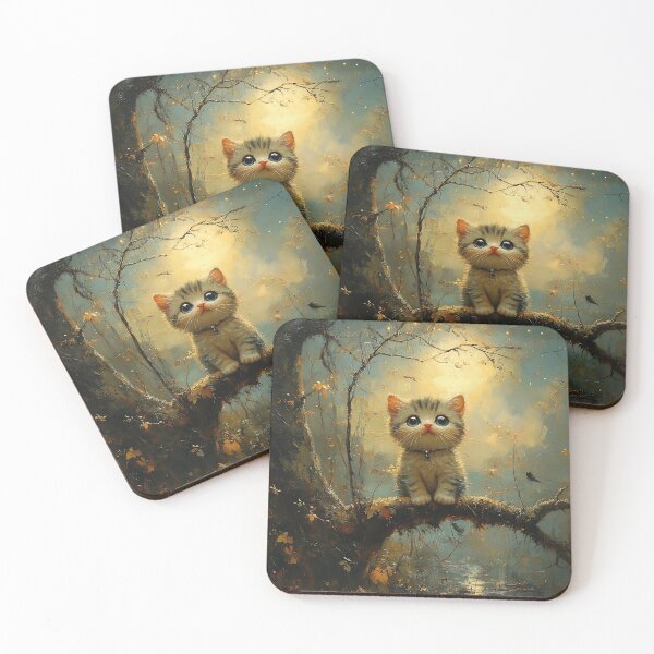 Item preview, Mystic Moonlit Kitten designed and sold by keomany.