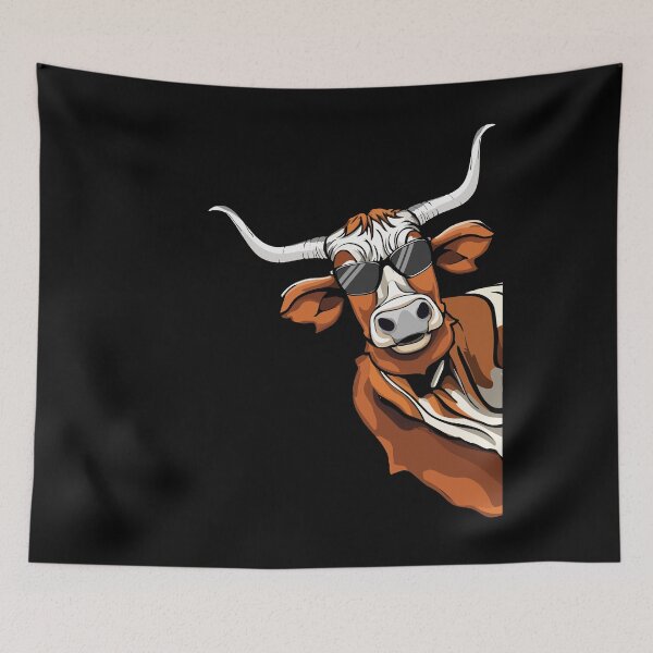 Artikelvorschau, Longhorn Kuh Liebhaber Coole Kuh Kinder Longhorn Kuh entworfen und verkauft von DSWShirts.