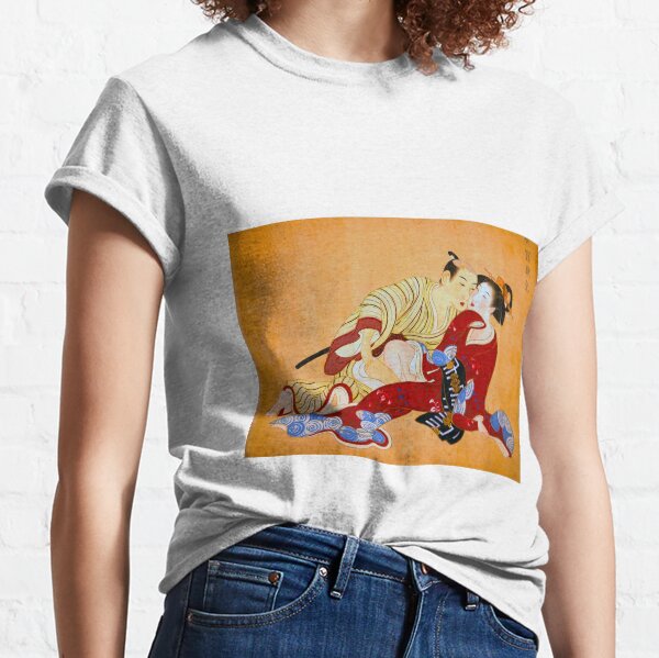 Vista previa del artículo con la obra «Arte erótico Red Hot Love Japanese Shunga», diseñado y vendido por tanabe.