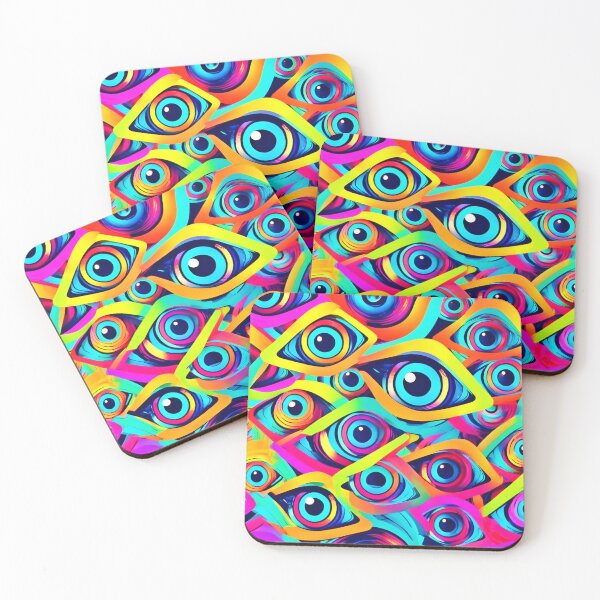 Item preview, Vibrant Psychedelic Eye Pattern designed and sold by Health And Fitness Posts e-Store.