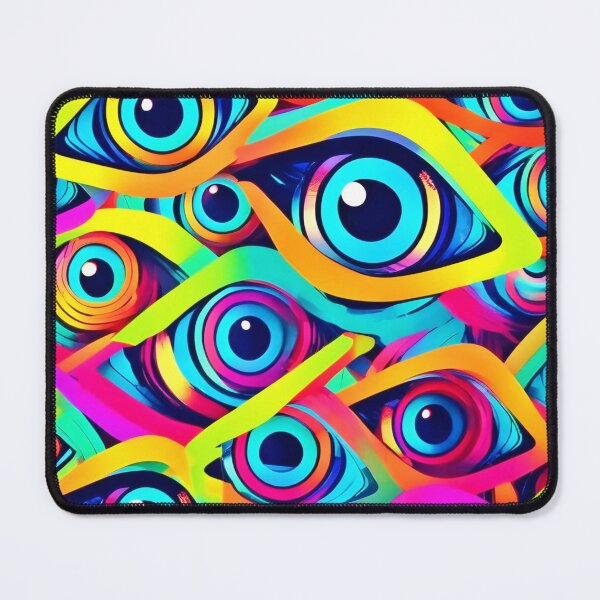 Item preview, Vibrant Psychedelic Eye Pattern designed and sold by Health And Fitness Posts e-Store.